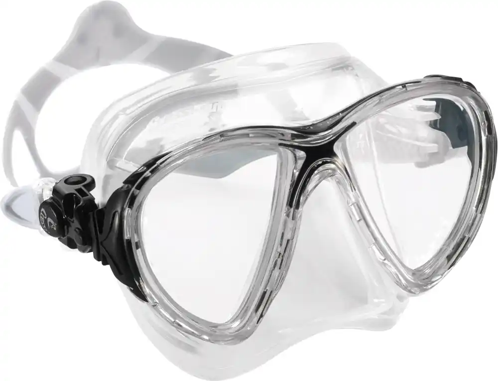 Top Vente Masque de plongée Cressi Big Eyes Evolution Crystal Clair/noir