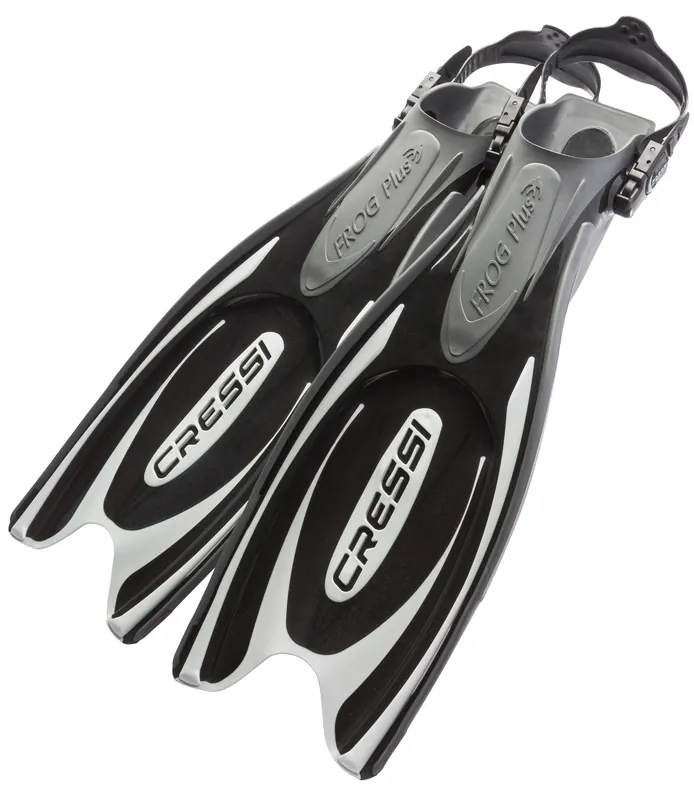 Offre Exclusive Palmes Cressi Frog Plus Noir/silver