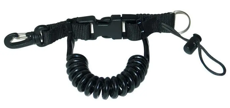 Bon Marché Spirale extensible Aquatys avec mousqueton