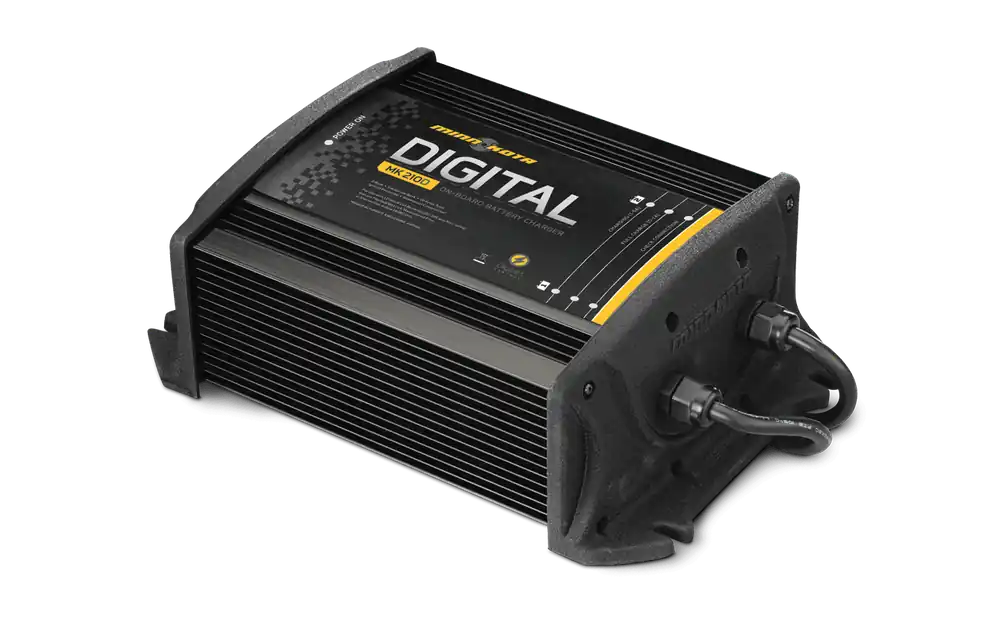 Chargeur de batterie embarqué Minn Kota 2 sorties 5A - MK-210E Prix Réduit