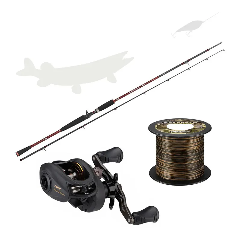 Stucki Fishing Combo Casting Brochet Paiement Sécurisé