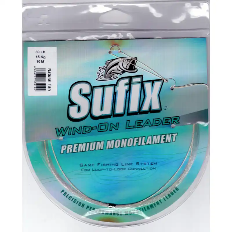 Prix Cassé BAS DE LIGNE CHAUSSETTE SUFIX NYLON "WIND-ON LEADER"