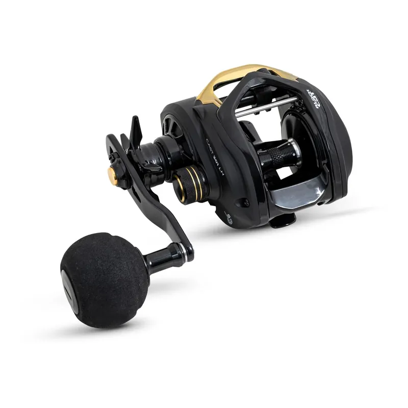 Top Vente Black Cat Cast 301 LH – Linkshand-Baitcaster