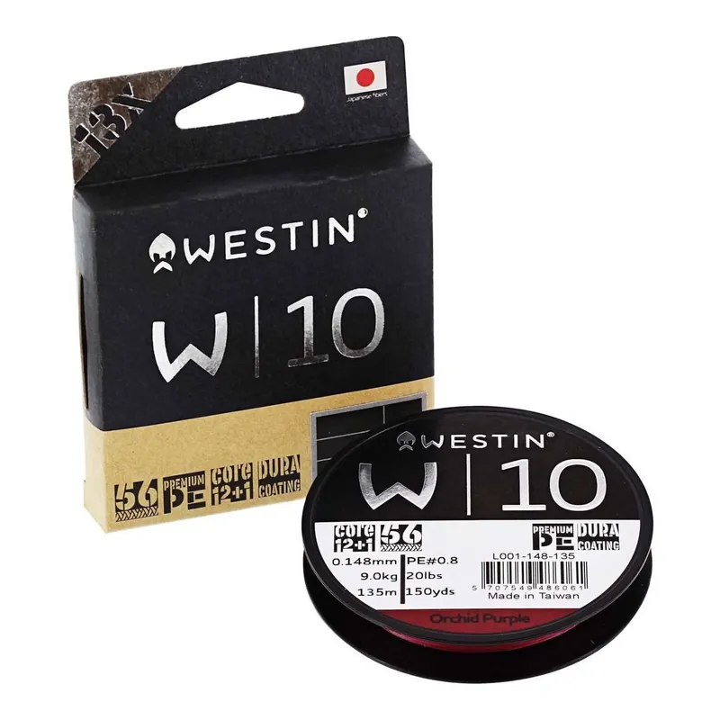 Westin W10 13 Braid Orchid Purple 135m - Geflochtene Schnur Haute Qualité