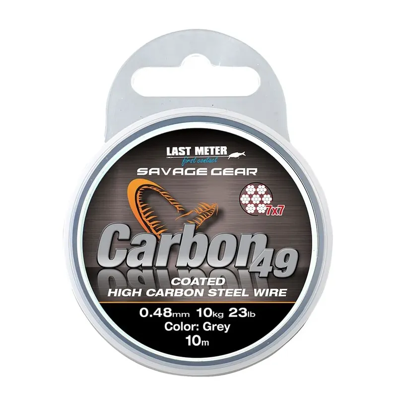 Prix Cassé Savage Gear Carbon49 10m - Bas de ligne