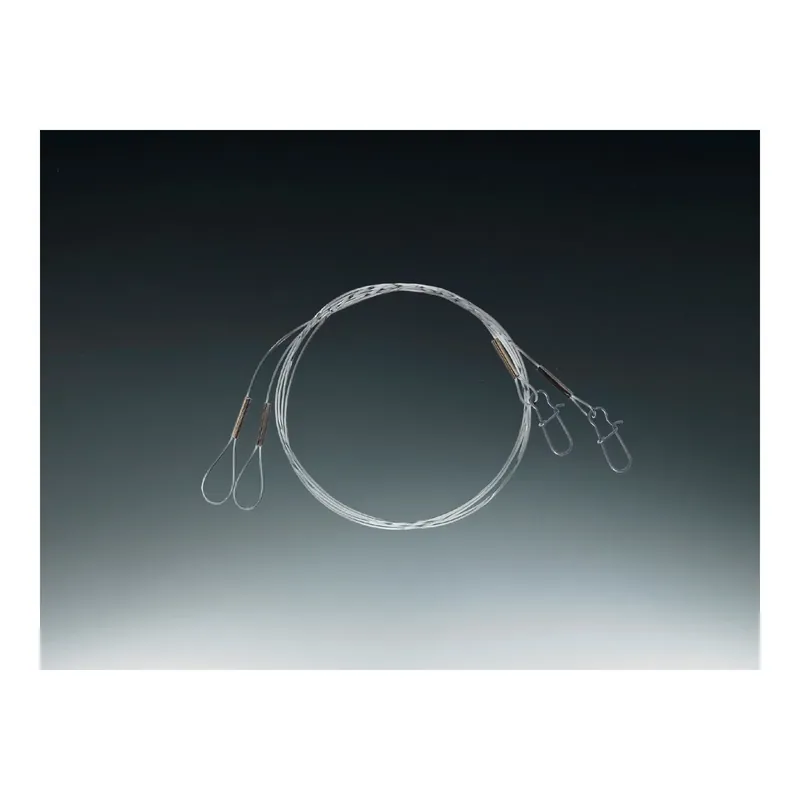 Balzer Hardmono 50cm 2pcs. avec agrafes - Bas de ligne carnassier Achetez Aujourd'hui
