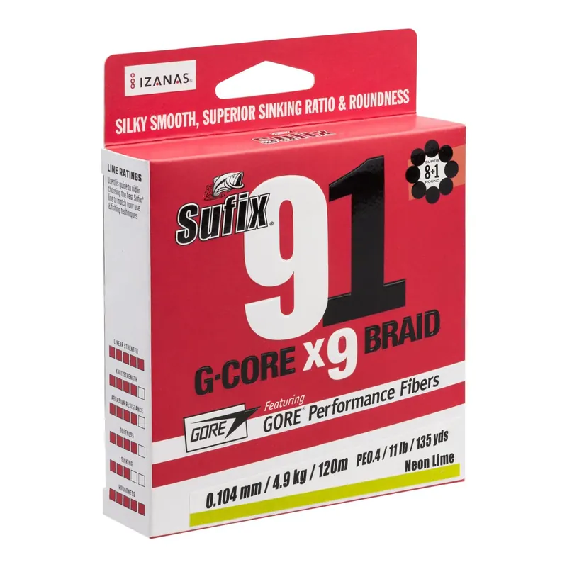 Sufix 91 Braid 300m - geflochtene Schnur Prix Cassé