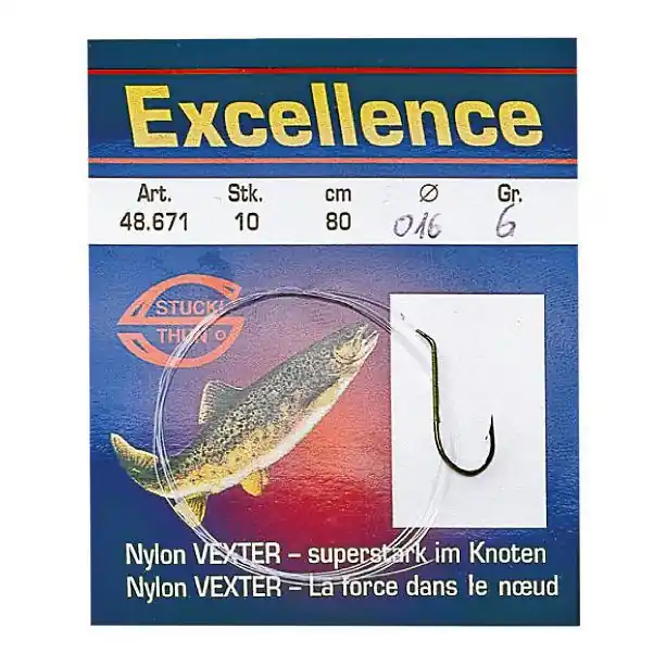 Stucki Fishing Excellence - Haken geleimt Nouvelle Collection