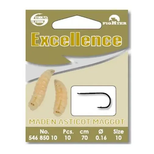 Stucki Fishing Excellence - Maden Haken geknüpft - mit Widerhaken Commande En Gros