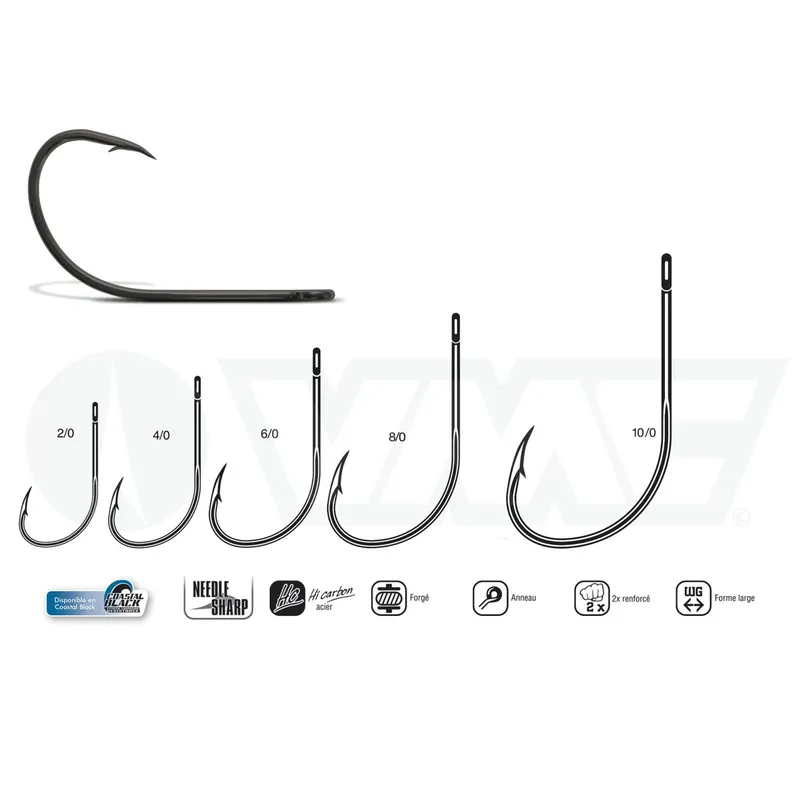 Satisfait Ou Remboursé HAMECONS SIMPLES VMC 7116 CB - MOUCHE SPECIMEN MER ET BROCHET