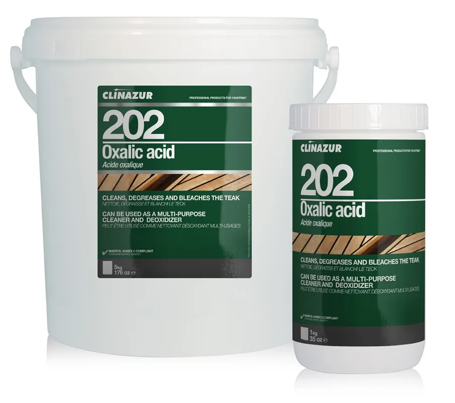 Satisfait Ou Remboursé Acide oxalique en cristaux Clin‘Azur 202