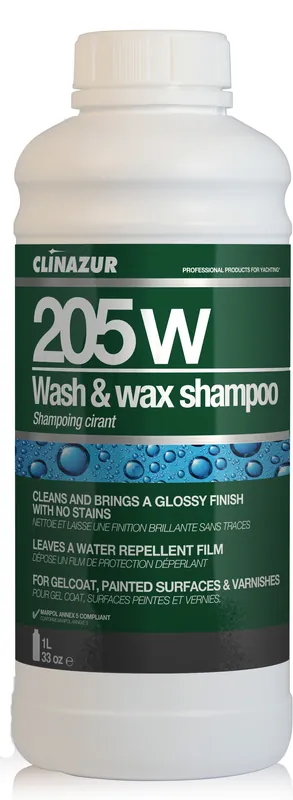 Shampoing cirant Clin‘Azur 205 W - 1 litre Satisfait Ou Remboursé