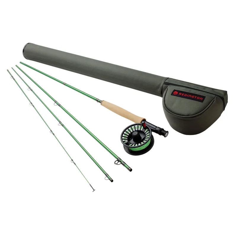 KIT PRÊT A PECHER REDINGTON VICE (CANNE 4 BRINS + MOULINET + SOIE + BACKING + BAS DE LIGNE) Promotion Saisonnière