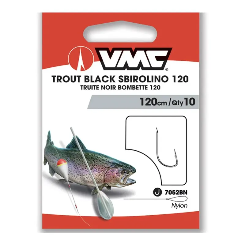 Prix Cassé VMC 7052 Trout Black Sbirolino 120cm