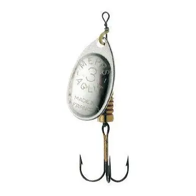 Remise Mepps Aglia silber - ohne Widerhaken - Spinner
