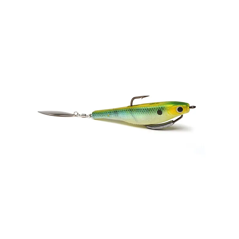 DARTSPIN PRO WEEDLESS 7 WHITE GHOST - SILVER monté x1 Prix Promo