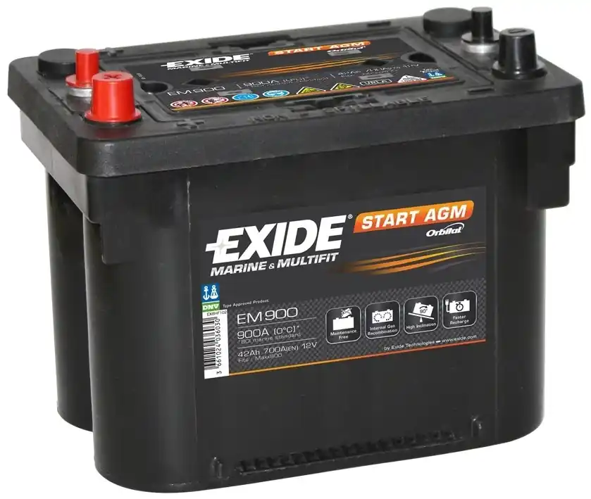 Batterie Exide Start AGM 42AH - EM900 Meilleure Vente