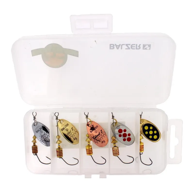 Acheter En Ligne Balzer Set cuillères tournantes Classic avec hameçons simples incl. boîte