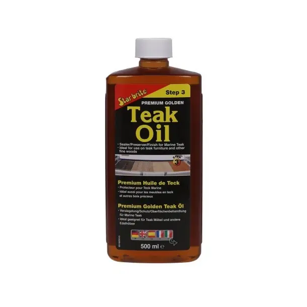 Huile de teck Star Brite golden premium teak oil - Etape 3 Remise