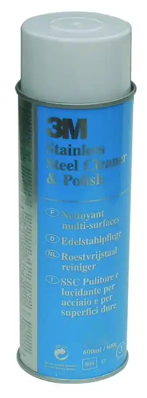 Nettoyant inox 3M Stainless Steel cleaner and polish - Aéorosol 600ml Satisfait Ou Remboursé
