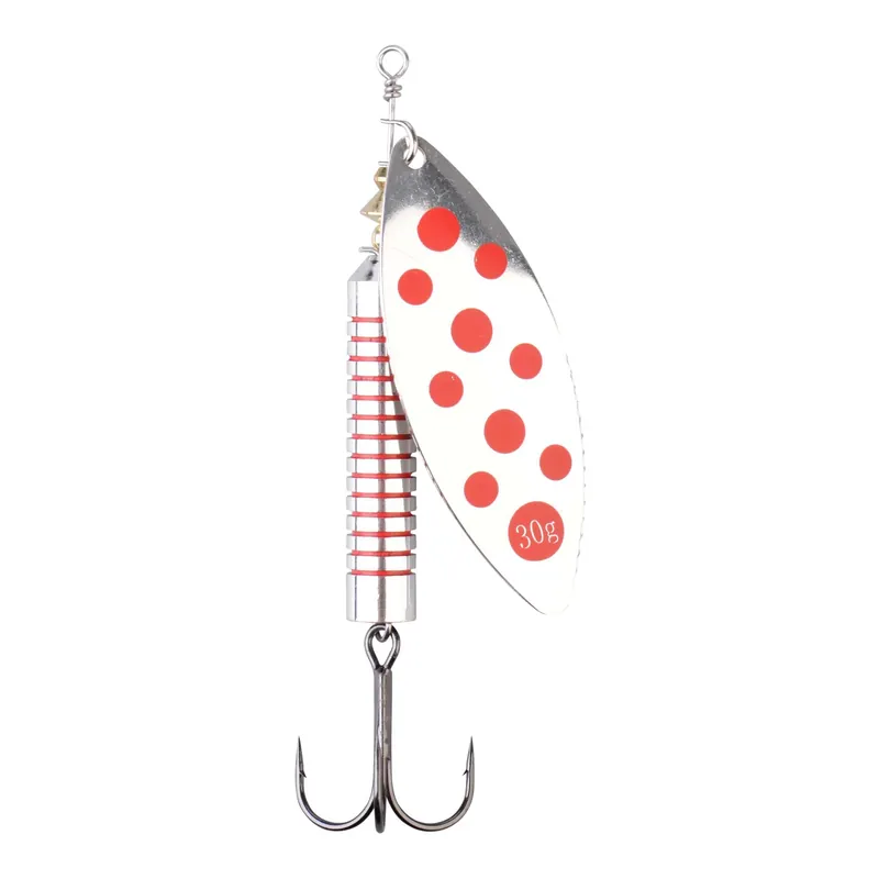 Expédié Aujourd&rsquo;hui Ron Thompson Lachs Spinner Silver/Red – Spinner