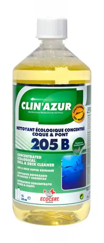 Commande En Gros Nettoyant Clin‘Azur 205 B coques et ponts 1L