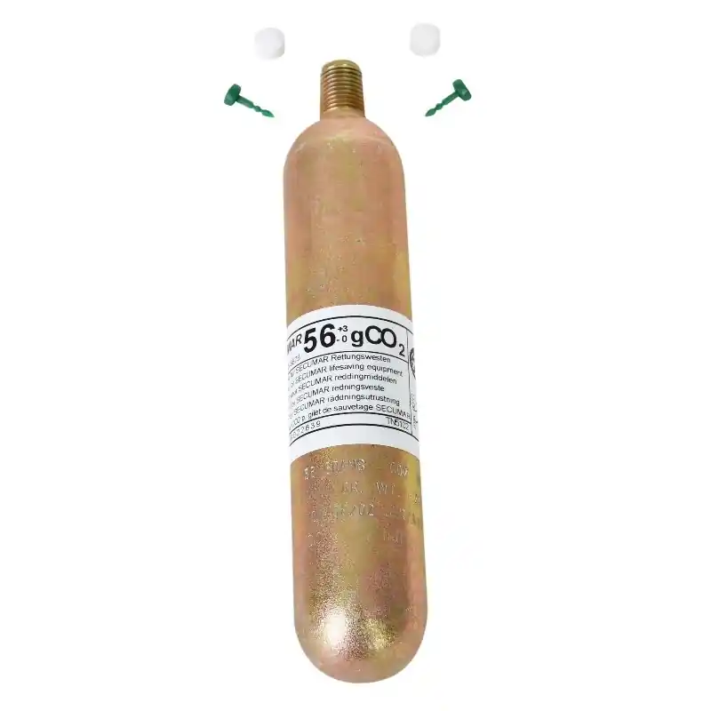 Cartouche Secumar pour gilet de sauvetage Auto CO2 60g serie 4001S, 401S Offre Limitée