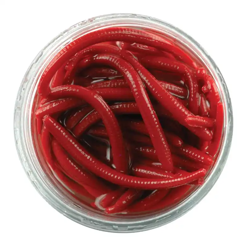 Commande En Gros Berkley Gulp Alive Angle Worm Red Wiggler