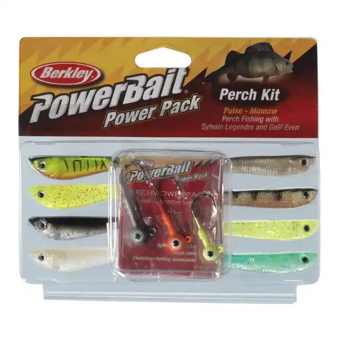 Berkley Powerbait Perch Pulse Minnow Kit - Gummiköder Seulement Aujourd'hui