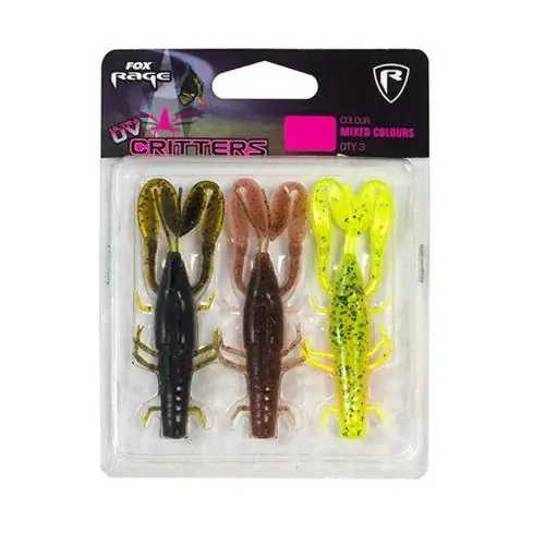 FOX Rage Ultra UV Critters Mixed Colours - Leurre souple Acheter En Ligne