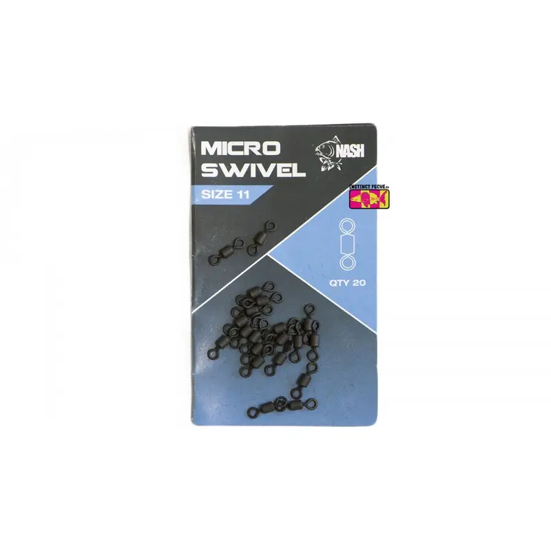 Emerillon Baril n°11 NASH Micro Swivel Nouvelle Collection