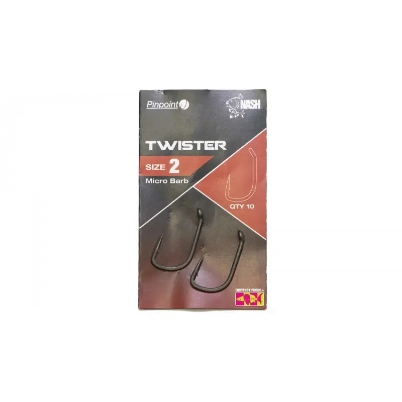 Populaire Hameçon NASH Twister Micro Barb