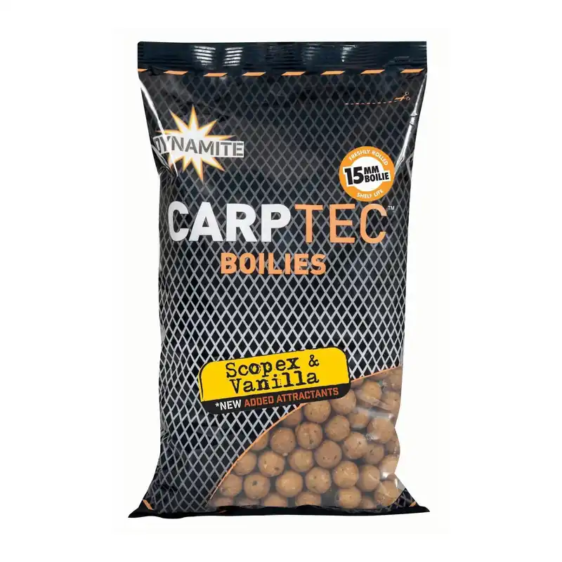 Solde Dynamite Baits Carptec Scopex Vanilla - Boilies