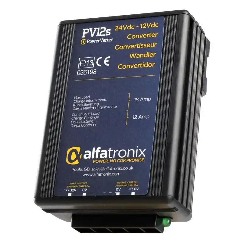 Commander Maintenant Abaisseur de tension Alfatronix série PV – 12A