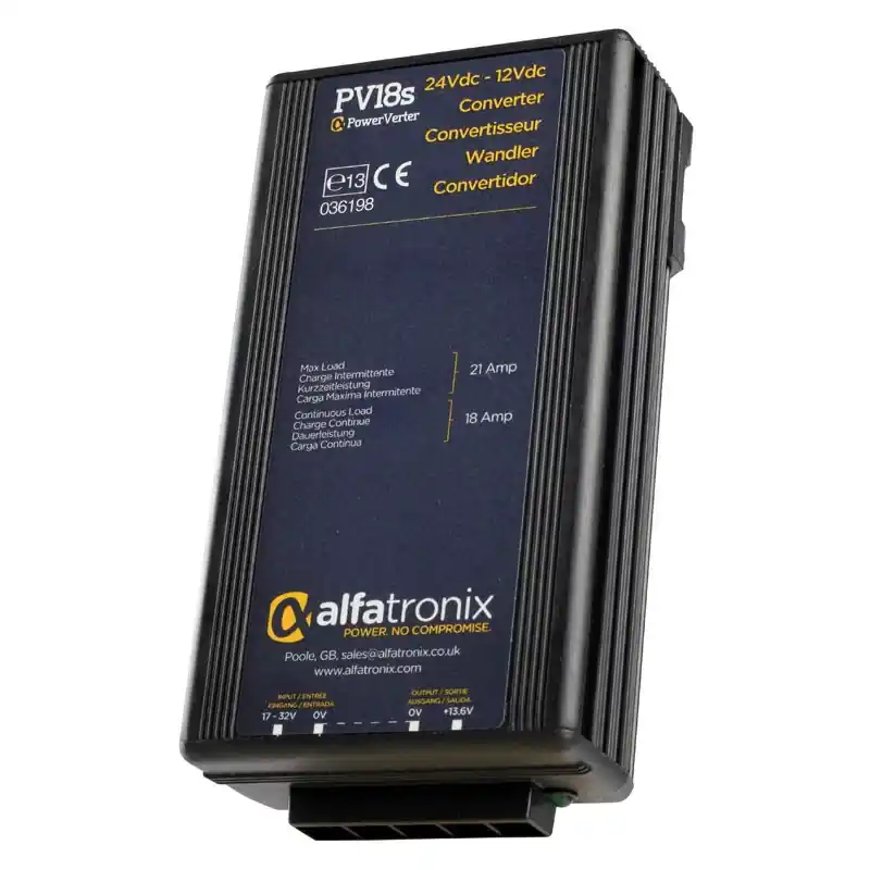 Achetez Aujourd&rsquo;hui Abaisseur de tension Alfatronix série PV – 18A