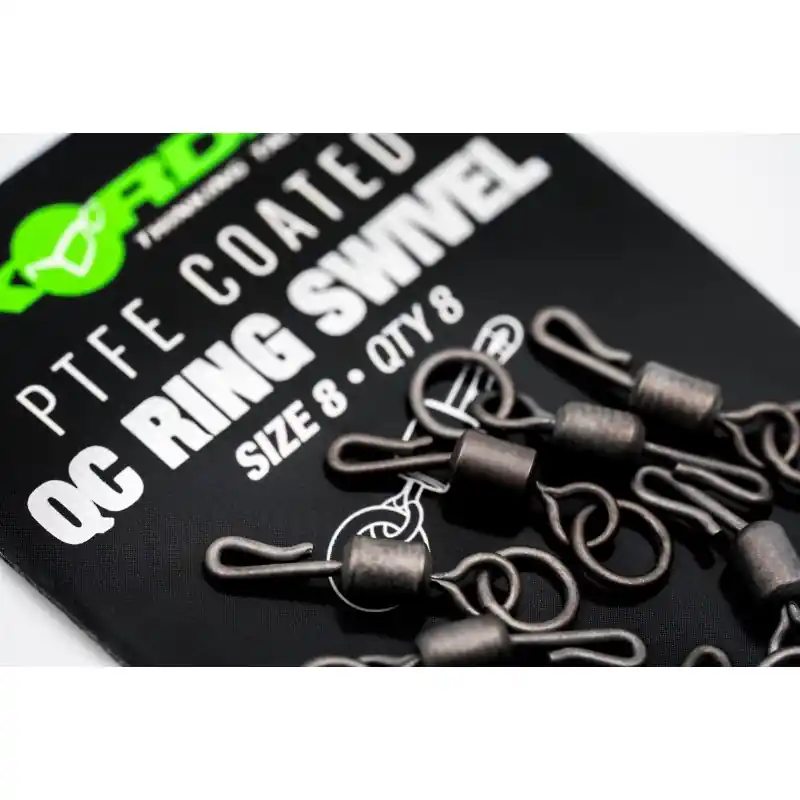 Expédition Rapide Emerillon Rapide à Anneau KORDA Quick Change Ring Swivel PTFE