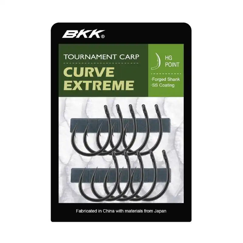 Certifié Hameçon Carpe BKK Curve Extreme
