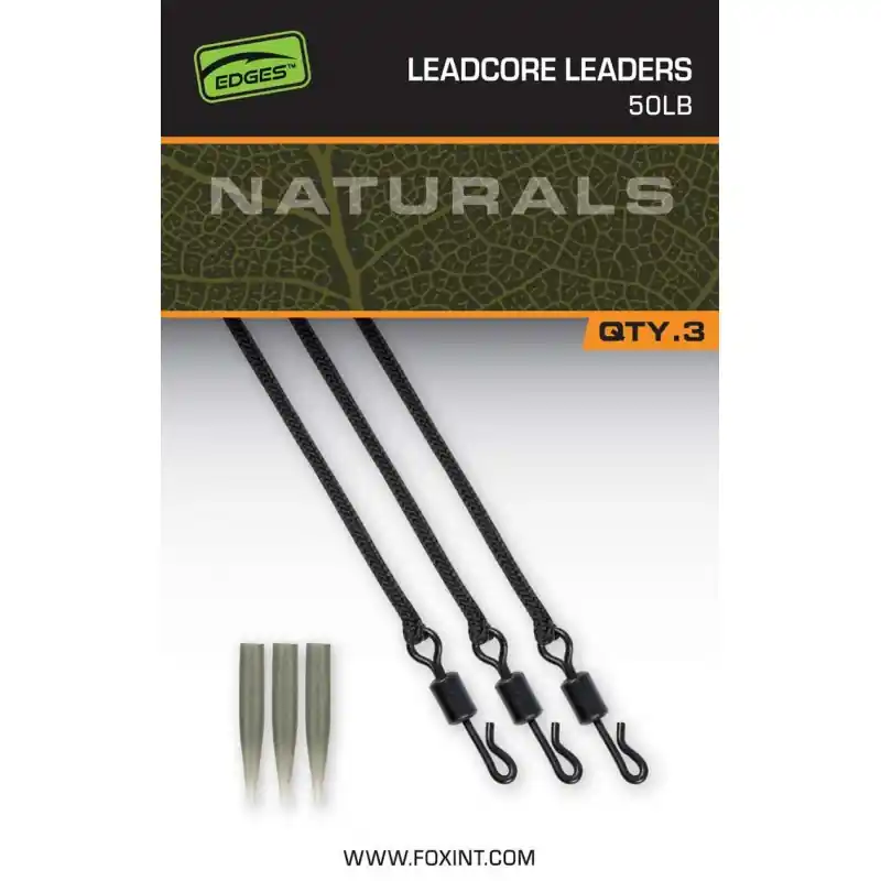 LeadCore Monté FOX Leadcore Leaders Naturals 50lb Prix Promo