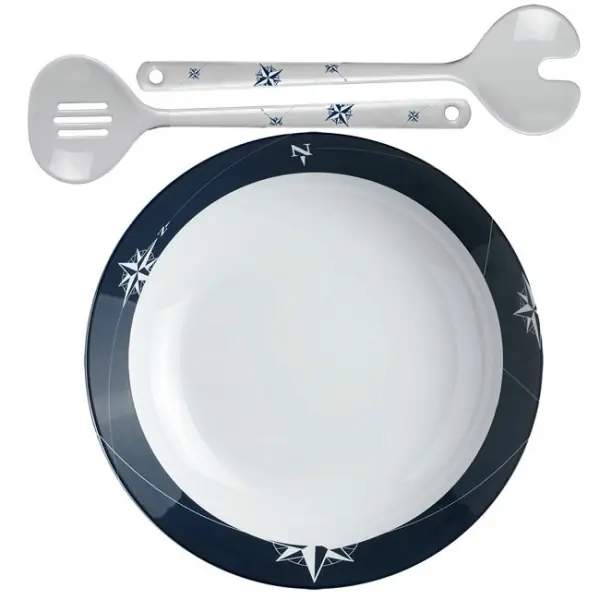 Achetez Aujourd'hui Saladier + Couverts Marine Business - Collection Nothwind - 1 Pièce