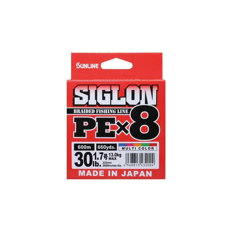 TRESSE SUNLINE SIGLON PE X 8 600 M MULTICOLOR Solde
