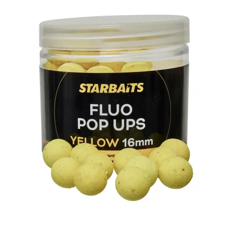 Bouillettes Flottantes Fluo STARBAITS Fluo Pop Up Yellow Nouveauté