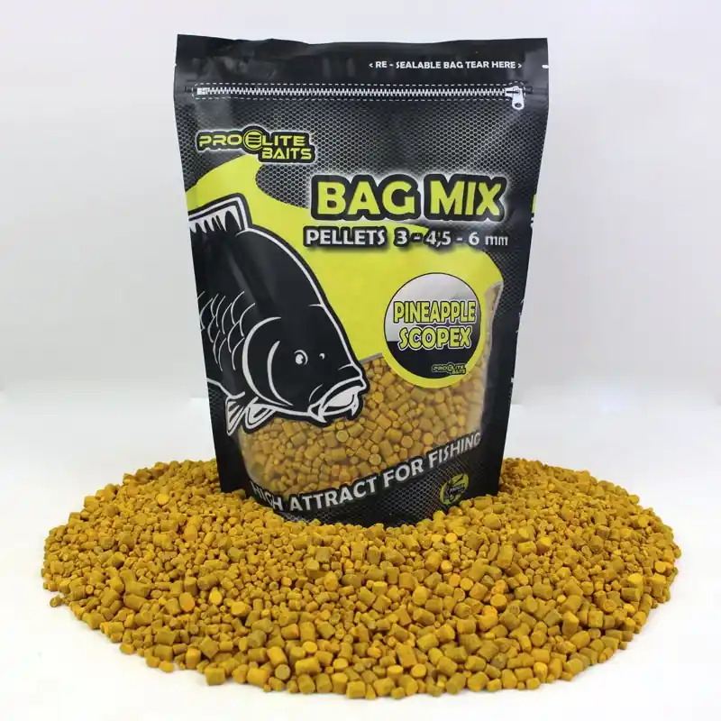 Offre Du Jour Mix de Pellets Pineapple & Scopex PRO ELITE BAITS 800g