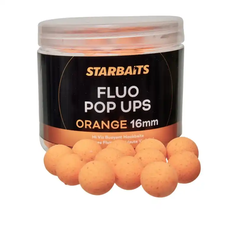 Prix Bas Bouillettes Flottantes Fluo STARBAITS Fluo Pop Up Orange