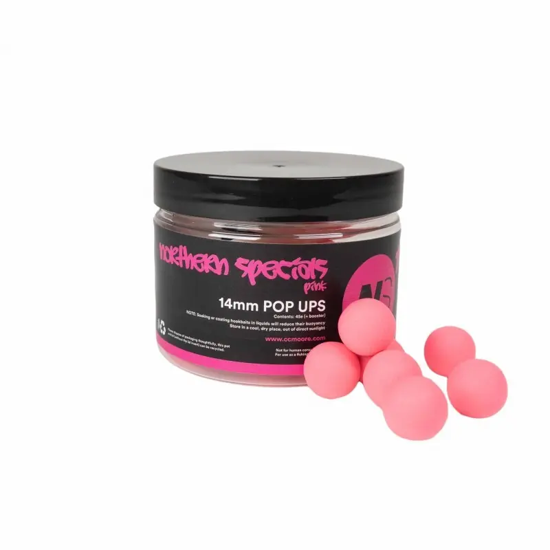 Soldes Bouillettes Flottantes Rose NS1 CC MOORE Nothern Specials Range 14mm Pink