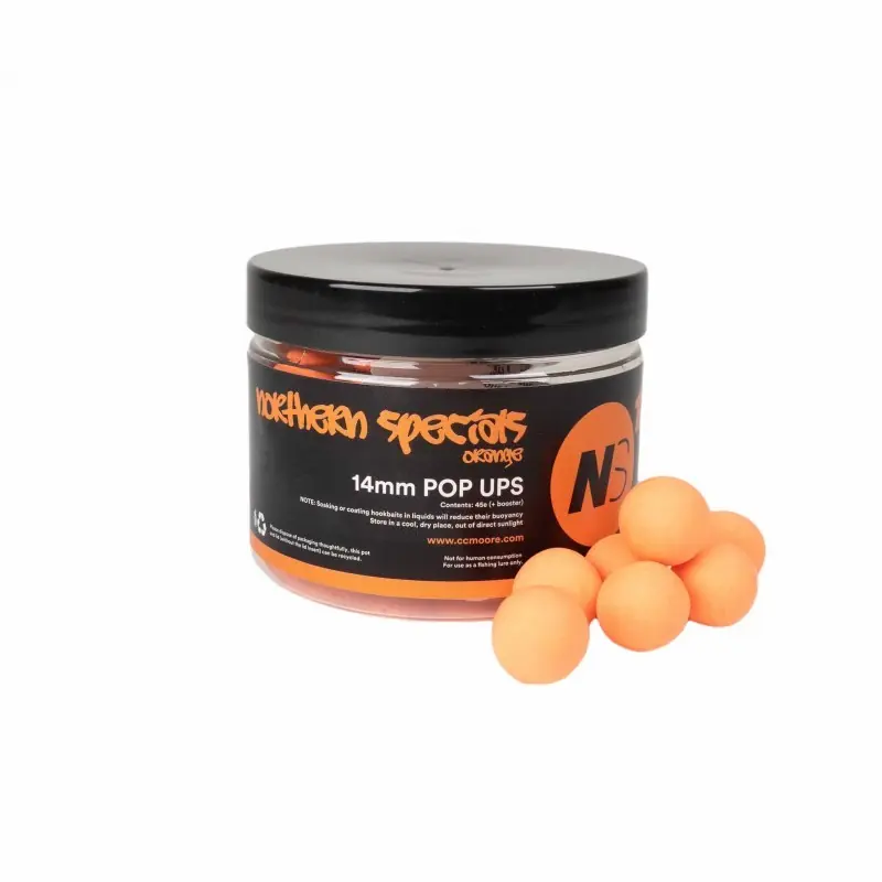 Authentique Bouillettes Flottantes Orange NS1 CC MOORE Nothern Specials Range 14mm