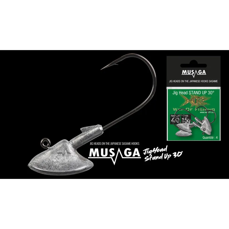 MUSAGA JIGHEAD STAND UP 30° Remise