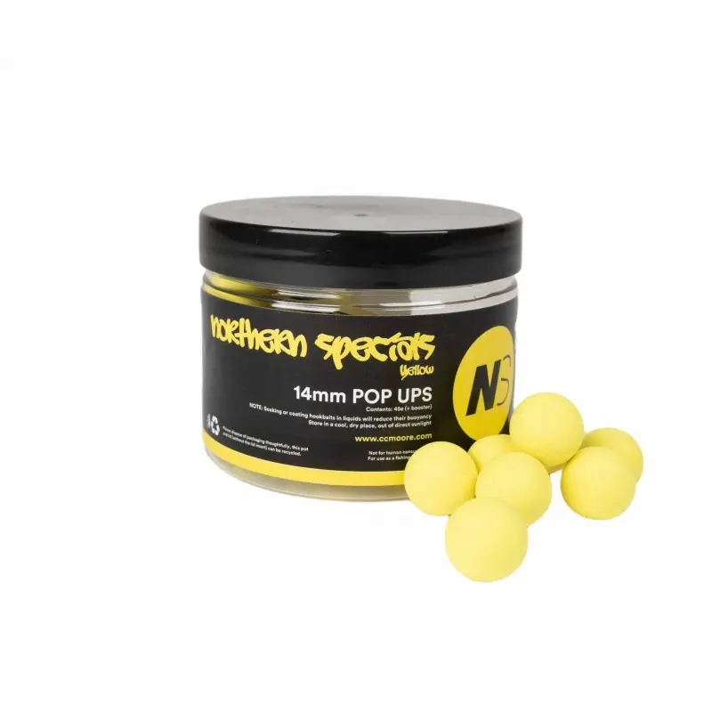 Bouillettes Flottantes Jaune NS1 CC MOORE Nothern Specials Range 14mm Yellow Meilleur Choix