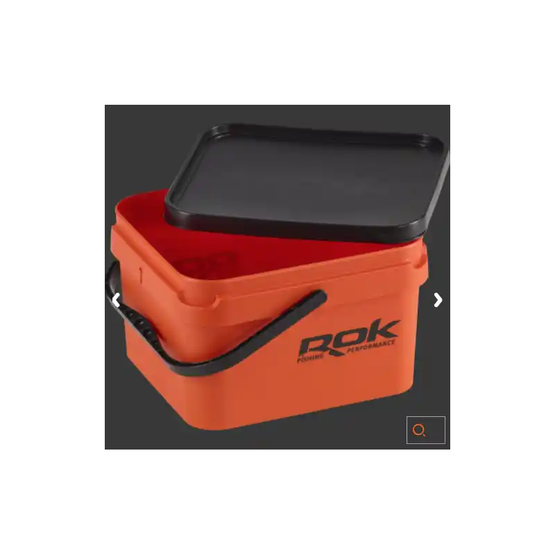 Vente Flash Seau Carré 10L ROK Orange