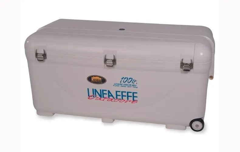 Vente Flash Glaciere Rigide Lineaeffe à Roulettes Cooler 100 L