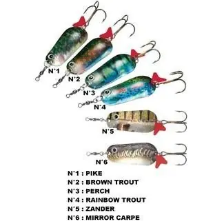 Usine Directe Cuillers de pêche Ondulantes Super Natural Blinker 16 gr / 45 mm Dam